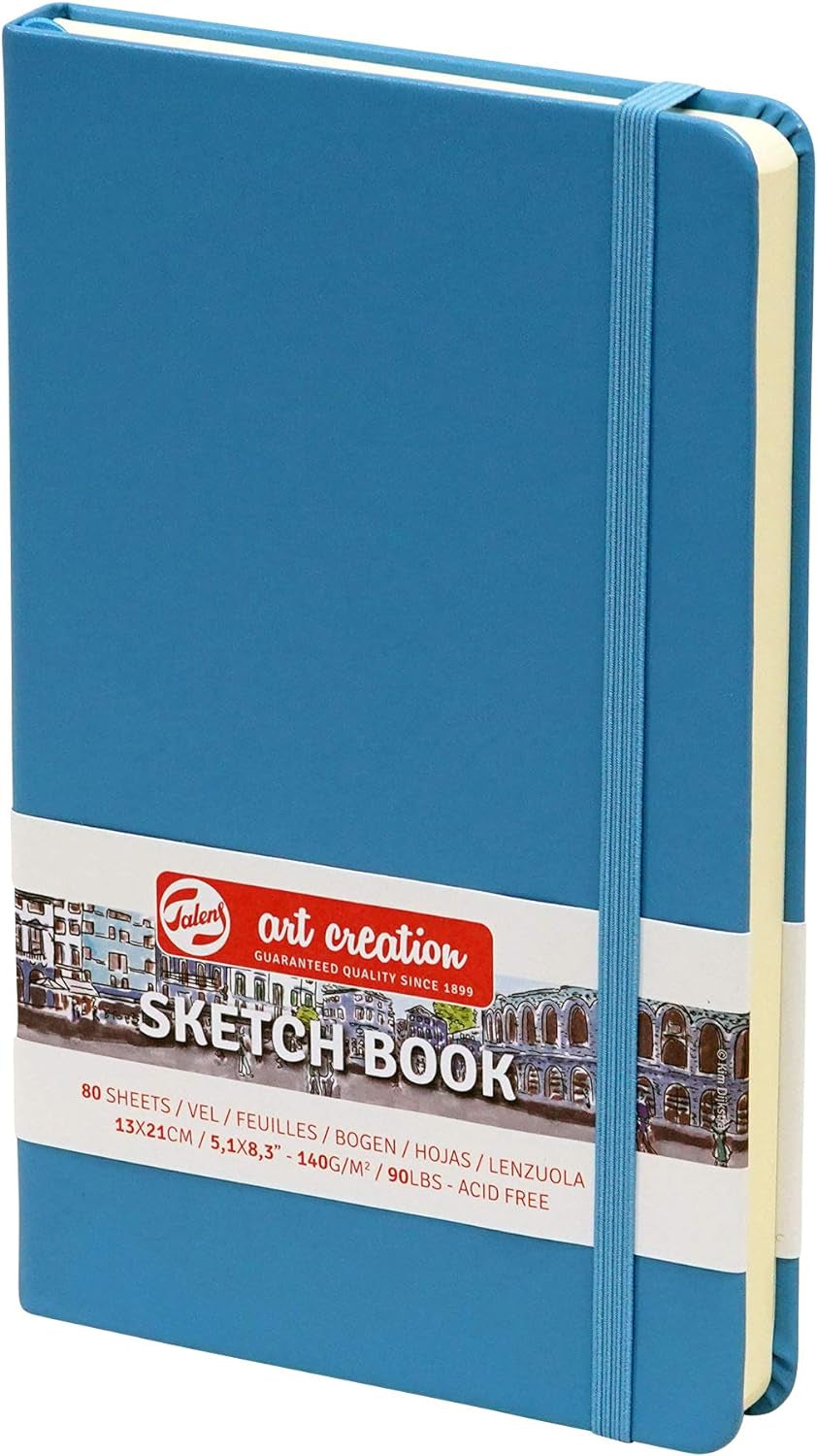 T9314-035M 452370  Sketchbook, Drawing Notebook, 8.3 X 5.9 Inches (21 X 15 Cm), Fresh Mint