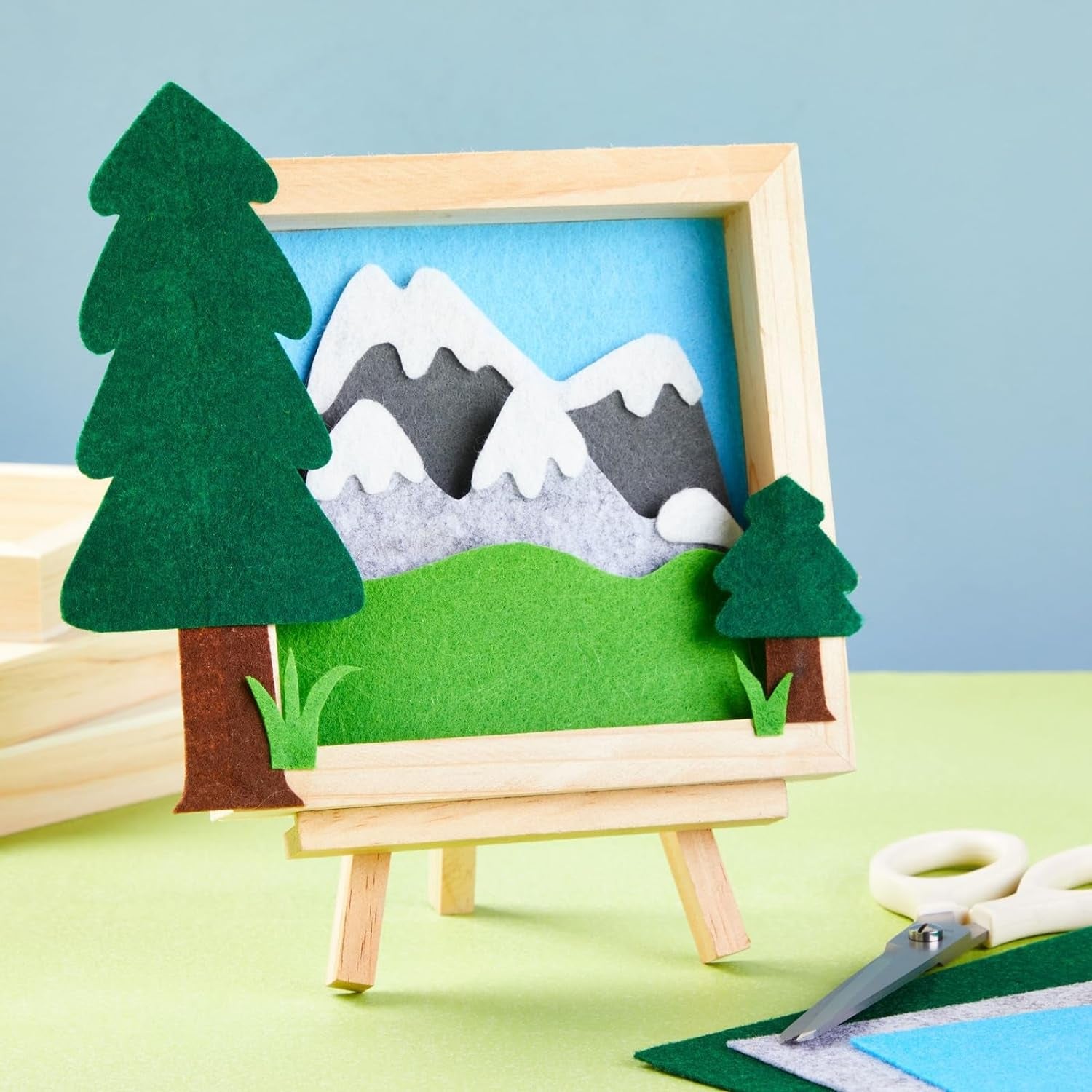 6 Pack Unfinished Wood Canvas Boards for Painting, 6X6 Square Wooden Panels for Crafts