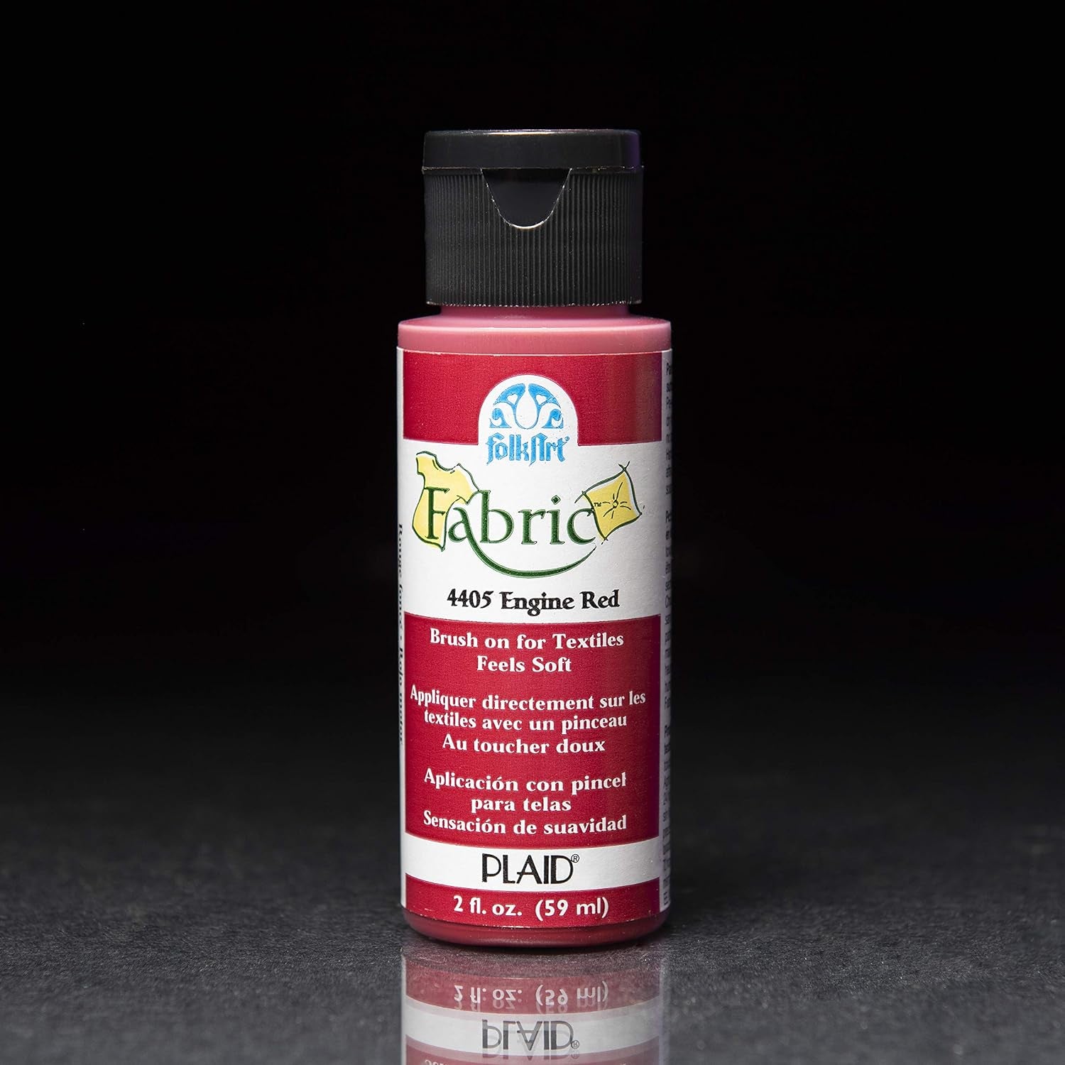 Brush on Fabric Acrylic Paint Beginner Set (2-Ounce),