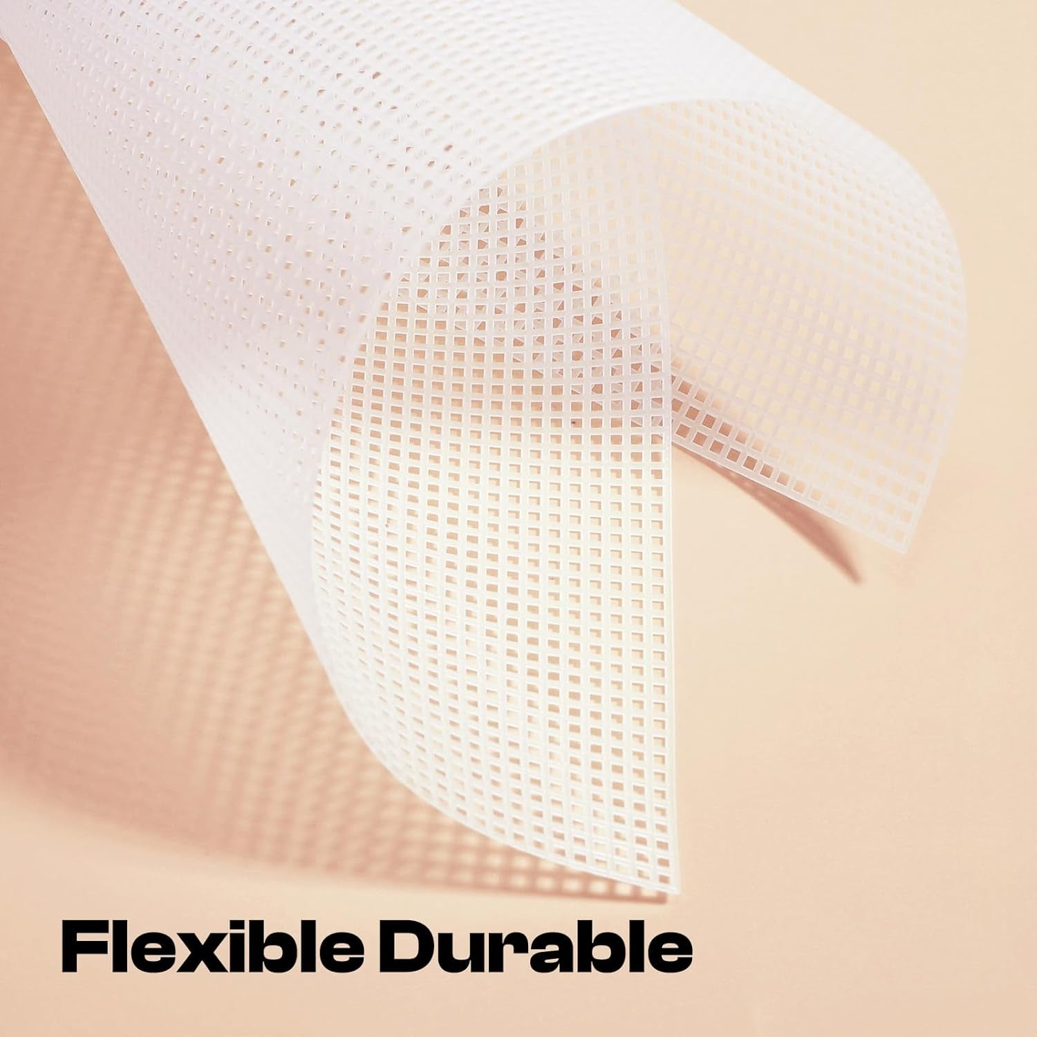4 Pieces 7 Count Plastic Canvas Sheets 10.5 X 13.5 Inch Plastic Mesh, Plastic Mesh Sheet, Eye Mesh for Embroidery, Acrylic Yarn Crafting, Knit Crochet Projects and Make Dividers