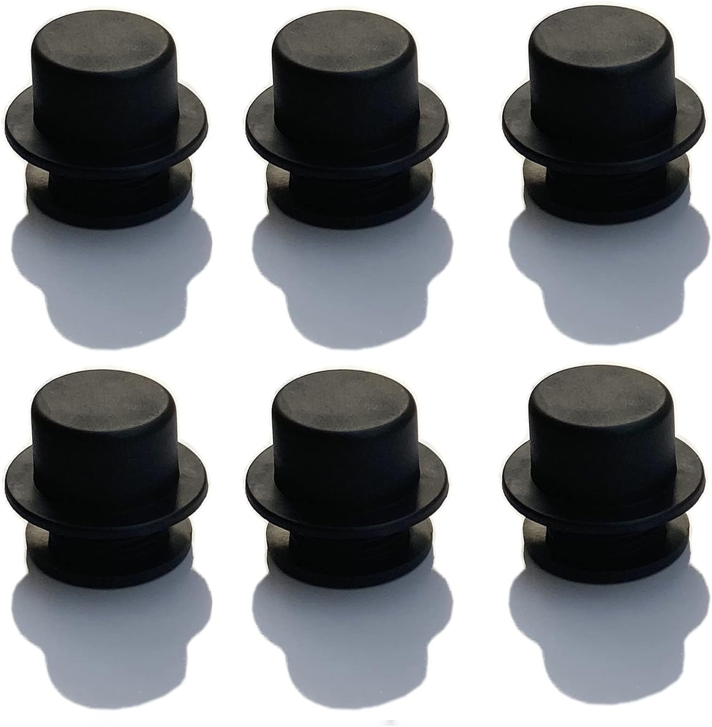 6 Sets Screw Replacement Rivets for Simply Large Tote Beach Bag Handles Straps Accessories Compatible for Strap Hole Diameter Not below 19.5Mm Beach Bag (White)