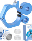 Sublimation Tumblers Pinch 20 Oz, with Heat Tape Dispenser, Pinch Tumbler Clamp Grip Tool, Supplies for Sublimation Paper & Tumblers with 2 Rolls Sublimation Blanks Thermal Tape (Blue)
