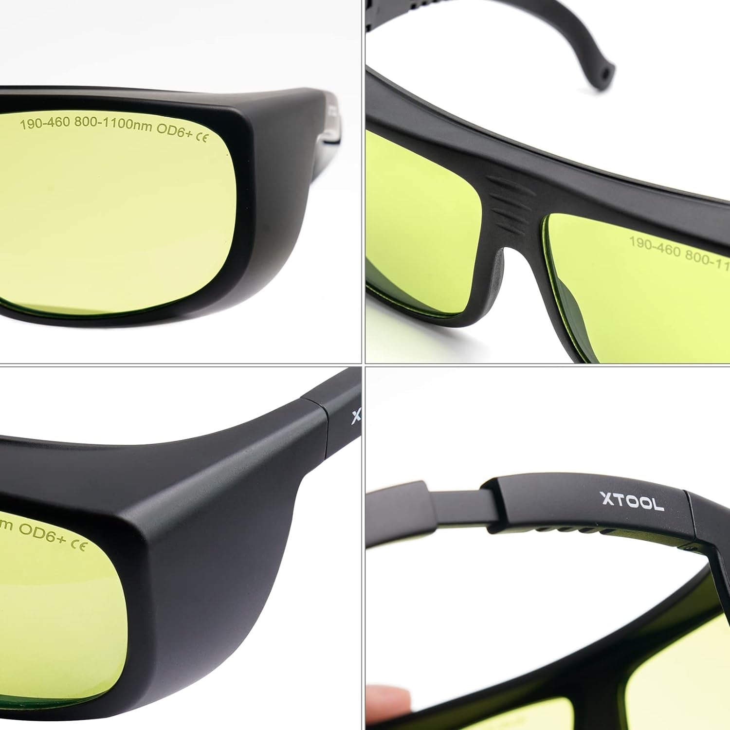 Laser Safety Glasses OD 6+190Nm–460Nm & 800Nm–1100Nm, Laser Safety Goggles for  F1, F1 Ultra, M1, M1 Ultra, S1, D1, P2 and Most Laser Engraving, Laser Engraver Accessories
