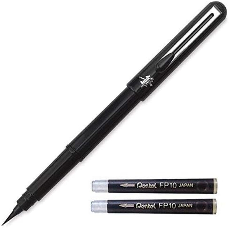 Arts Portable Pocket Brush Pen (Medium Point), 1Pen &amp; 2Refills