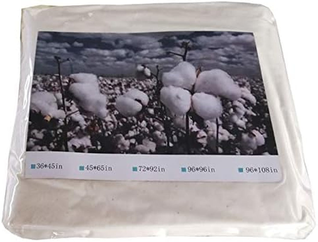 Craft Natural Cotton Quilting Batting for Quilt Fabric Sewing 2PCS 36X 45 Inches