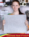 Wool Pressing Mat - 17" X 13.5" Quilting Ironing Pad - 100% New Zealand Felted Wool Iron Board for Quilters, Great for Quilting & Sewing Projects by