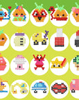 Fuse Beads Non-Iron Kit over 3200 Beads 28 Colors Makes Creations with No Heat Mega Bead Refill