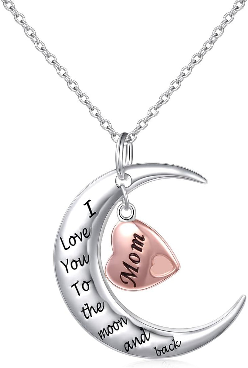 Sterling Silver for Mom Necklace Mothers Day Gift Mama Bear Pendant Necklace or Bracelet for Mum