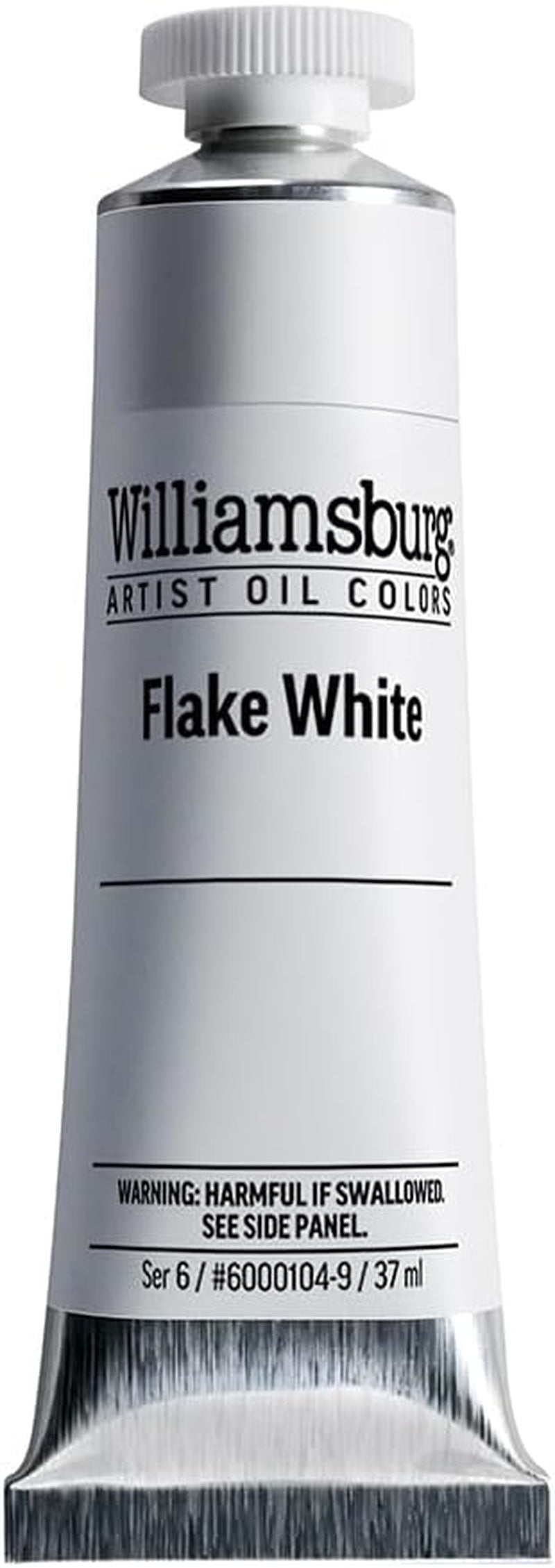 Artist Oil Colors by GOLDEN, Flake White, 37 Ml Tube, Professional Oil Paint, Semi-Opaque