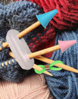 35Pcs Knitting Stitch Stoppers, Needle Minder, Knitting Needle Stoppers, Knitting & Crochet Supplies, Knitting Needle Point Protectors, Needle Stopper, Knitting Needle Hugger
