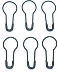 1000Pcs Metal Black Safety Pins/Gourd Pin/Bulb Pin for Clothing Crafting and Diy,Black