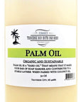 Palm Oil, Soap Making Supplies. Organic, Sustainable, Kosher, 32 Fl Oz. DIY Projects.