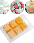 Wax Melt Molds 100 Pack Wax Molds Clear Plastic Wax Melt Clamshells