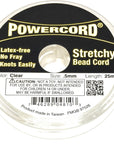 82 Feet Powercord Stretch Elastic Cord 0.5Mm for Jewelry Making