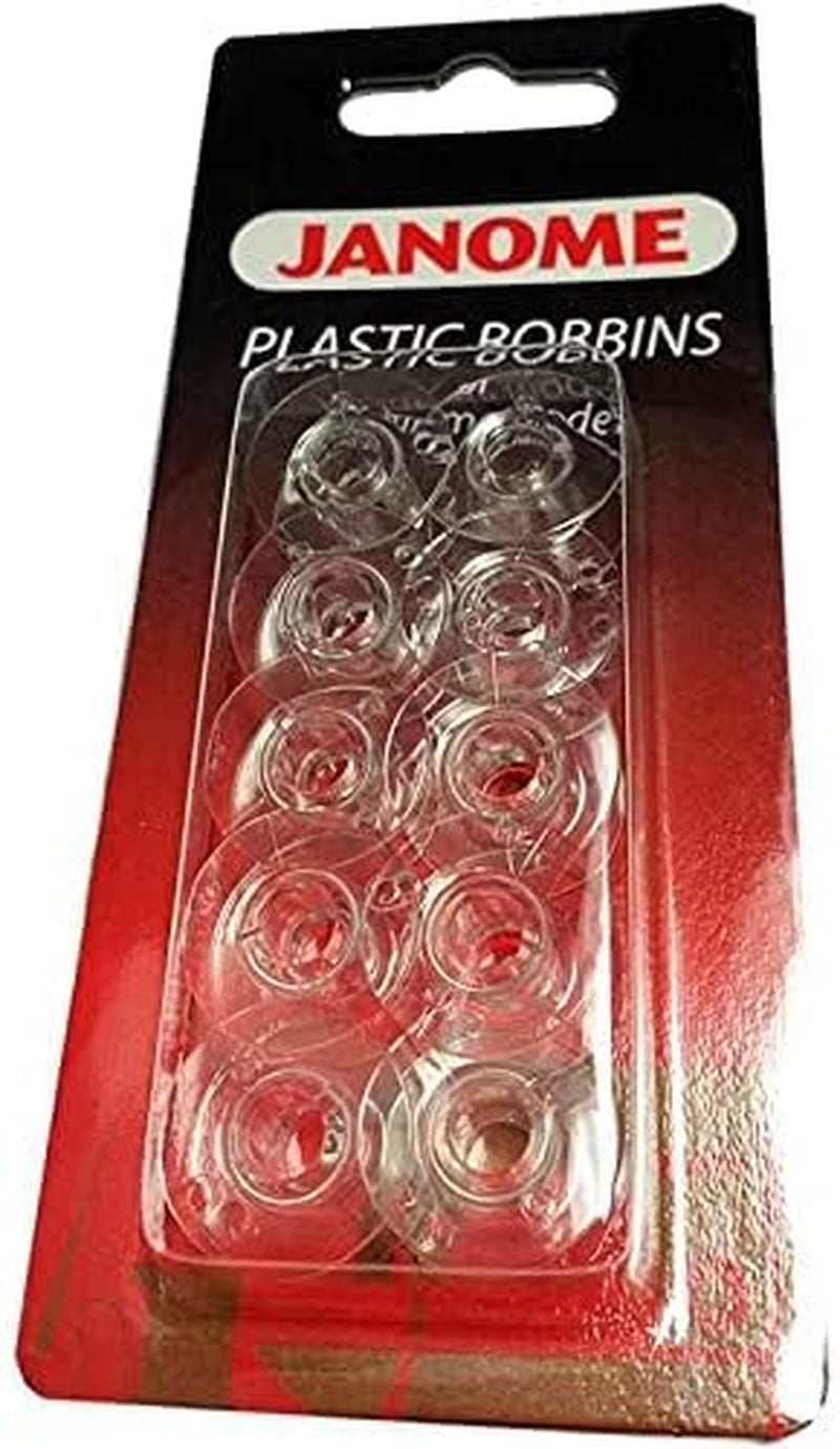 Genuine 10 Pk. Plastic Bobbins #200122614 for All  & Necchi Models