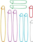 12 PCS Knitting Stitch Holder 6 Size Aluminum Yarn Stitch Holders Stitch Markers for Crocheting Practical Knitting Crochet Tools for Knitting Notions or Crochet
