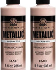 Paint, 8 Oz, Metallic Rose Gold