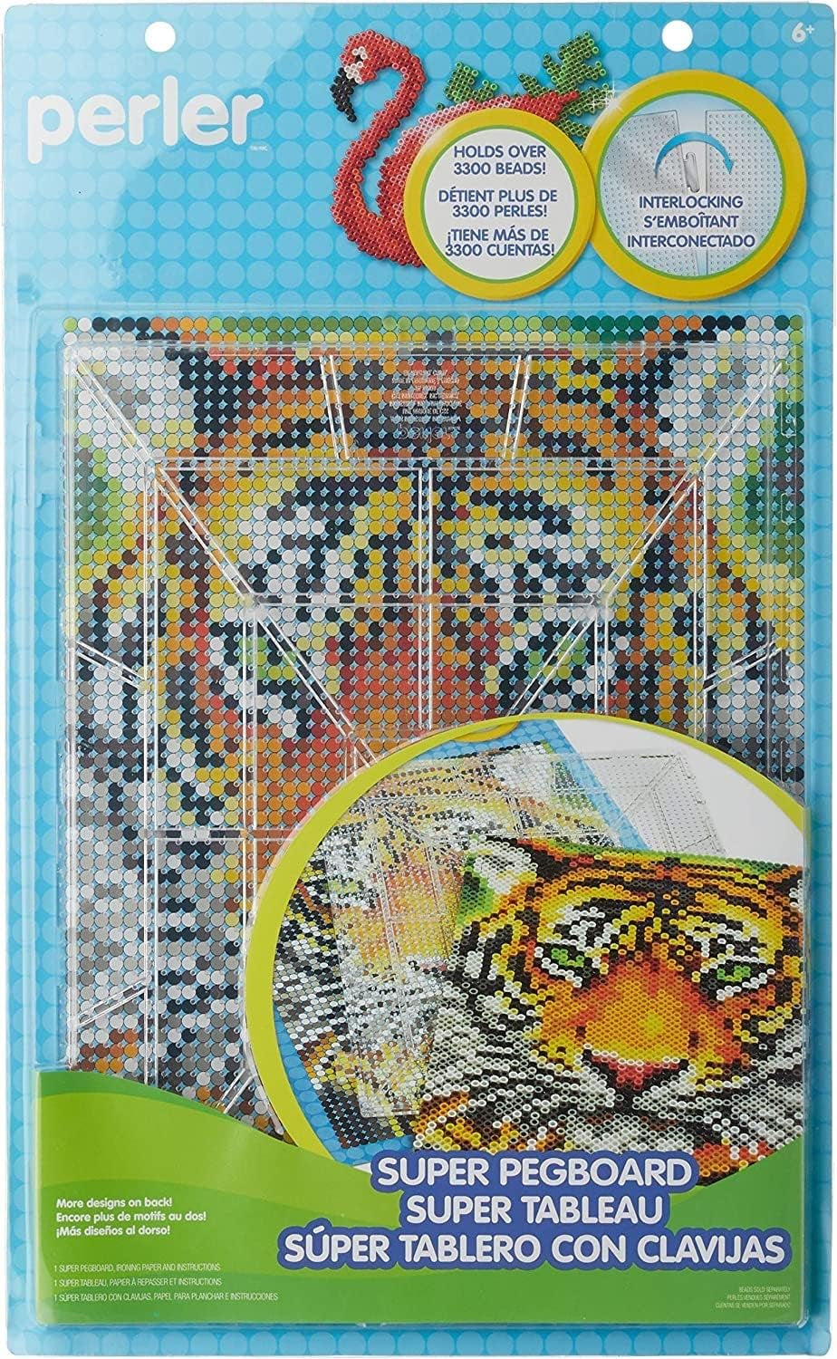 Beads Extra Large Clear Pegboard