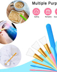 Silicone Stir Sticks Kit 16Pcs, Silicone Epoxy Brush, Silicone Stirring Tool, Mixing Spoon, Silicone Scraper DIY Crafts Tool for Resin Epoxy Liquid Paint