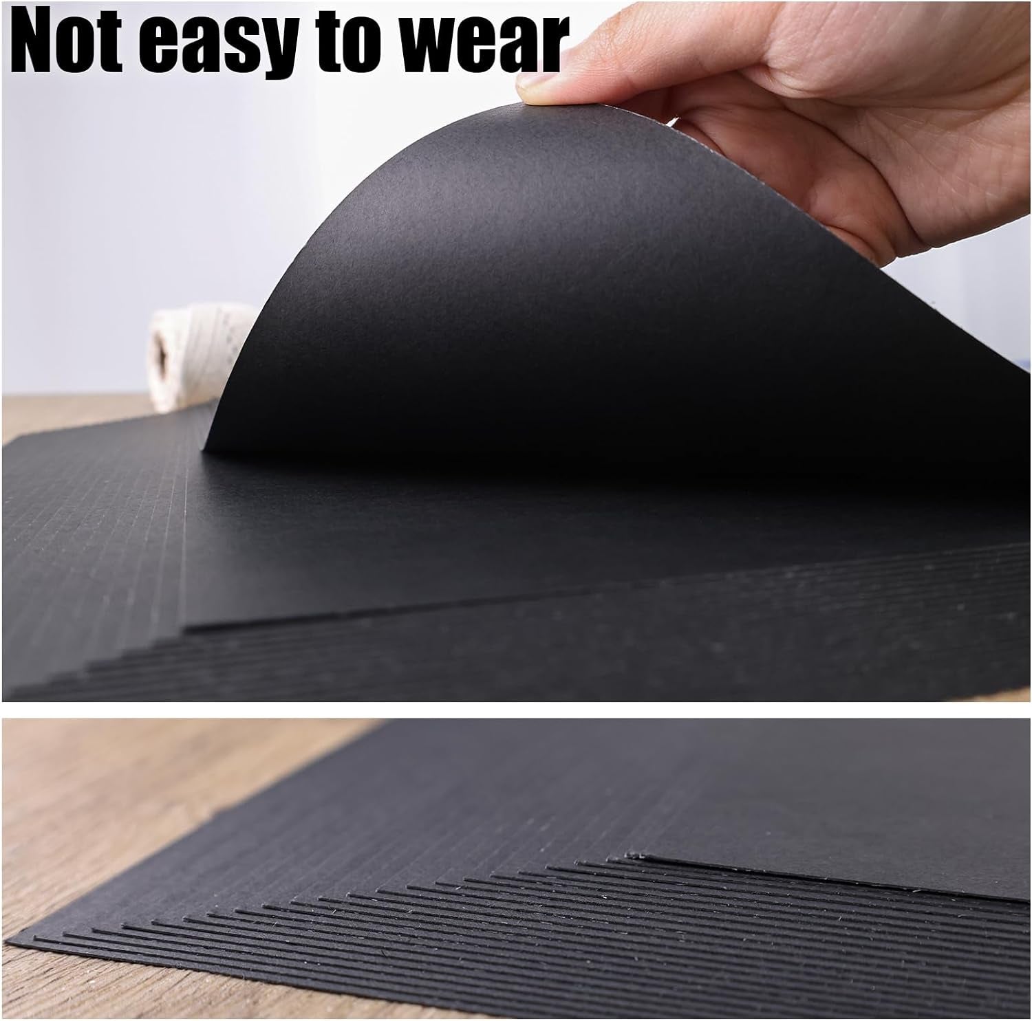 100 Sheets Black Cardstock, 12 X 12 Inch Craft Paper 230Gsm Construction Paper for Crafts Printer Invitations Card Making