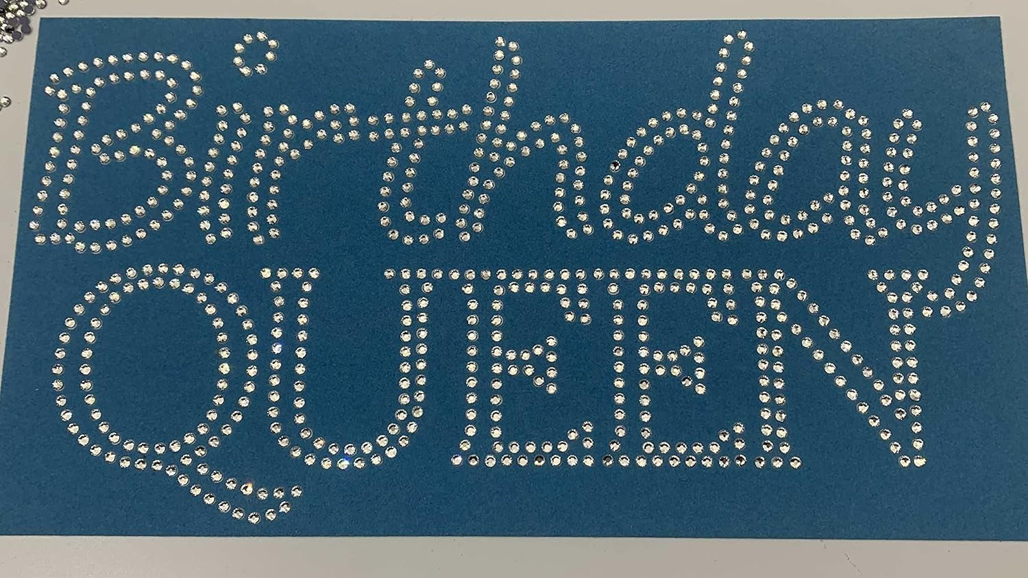 Sticky Flock Rhinestone Template Stencil for Hotfix Rhinestones Magic Flock plus Rhinestone Flock 12"X8" 3 Sheets with 3 Sheets Hotfix Rhinestone Tape