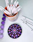 Dotting Tools for Painting Mandalas -  - 16Pc Double Ended Super Set for Mandala Dot Art - Includes Stylus - Unique Ellipse Tool - for Painting Rocks DIY Stone Craft and Canvas
