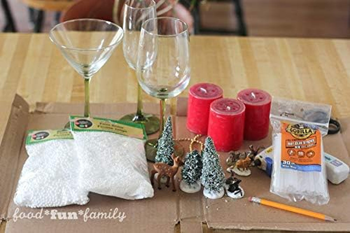 Hot Glue Sticks, Mini Size, 8" Long X .27" Diameter, 25 Count, Clear, (Pack of 2)