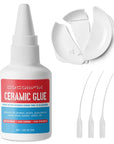 Ultimate Ceramic Glue, Proper for Ceramic & Porcelain，30G – Waterproof, High Temperature Resistant and Food Grade Material.