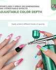 Airbrush for Nails Kit, Professional Wireless Airbrush Kit Portable Fast DIY Nail Art Gel Nail Polish Nail Supplies for Nail Decorating French Nail Painting Nail Art Nail Tech Must Have