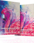 Watercolor Paper Pad 2 Pack - A4 8.3X11.7" - 60 Sheets Total (140Lb/ 300Gsm) - Cold Press Acid Free Art Sketchbook Pad for Painting & Drawing, Wet, Mixed Media