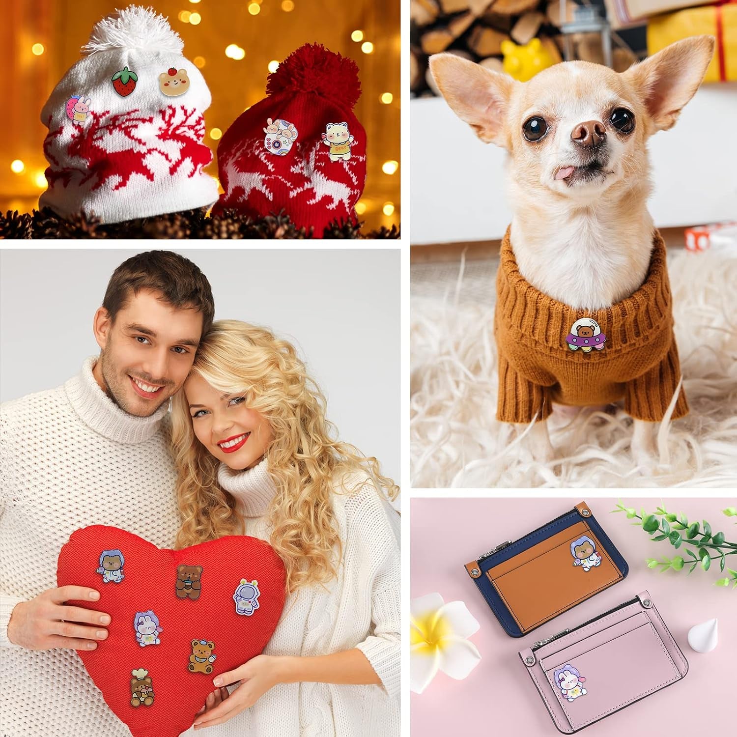 Cute Pins for Backpacks,50 Pcs Kawaii Acrylic Pins, Aesthetic for Girl'S Bags,Hoodies,Hats,Jackets Decorative Clothing Bags Jackets Hat Backpacks Bag Accessories