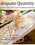 50 Pieces Balsa Wood Sticks 1/2 X 1/2 X 12 Inch Hardwood Square Wooden Dowels Unfinished Wood Sticks for Craft DIY Supplies DIY Molding Projects Making