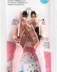 - Crop-A-Dile Eyelet Setter and Snap Punch, Pink Comfort Handle, for 1/8 or 3/16 Inch Holes, Grommet and Embelishment Crafting Puncher for Paper, Fabric, Leather, Plastic, and Metal