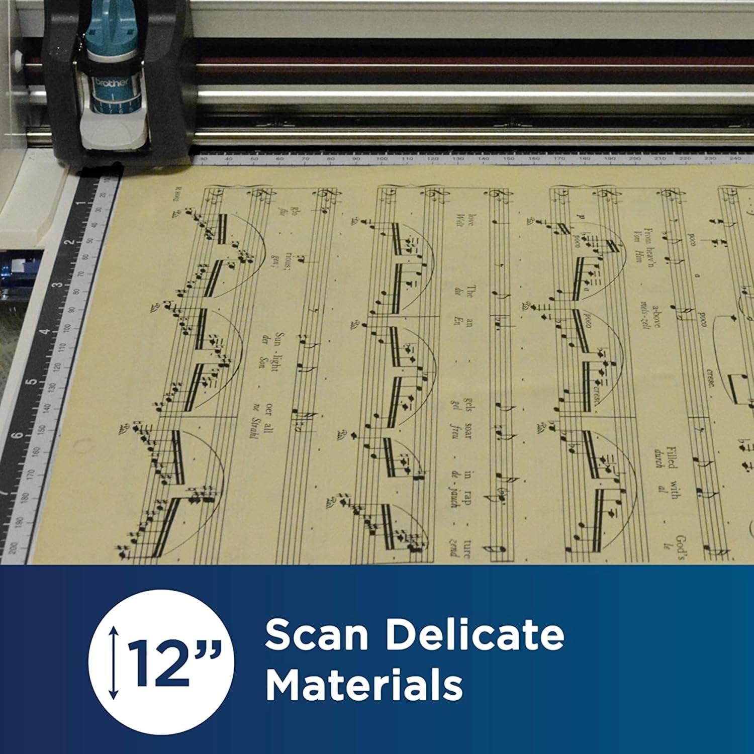 Scanncut DX Mat CADXMATS12, 12" X 12" Scanning Mat, Non-Tack Mat to Scan Custom Designs, Accessory for  Cutting Machines