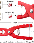 100 Sets of Metal Snaps Buttons,Metal Snap Buttons with Fastener Pliers Tool Kit, Snap Prong for Clothing Leather Sewing.