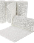 4 Pack Plaster Cloth Rolls for Belly Casting 6 in X 15 Ft - Gauze Bandages for Mask Making - Wrap Strips for Paper Mache Paste Sculptures - Arts and Crafts