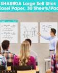 Sticky Mini Easel Pad, 15 X 18 Inches, Self Stick Flip Chart Paper,Sticky Chart Paper for Teachers, Anchor Chart Paper for Office, 30 Sheets/Pad, 3 Pads…