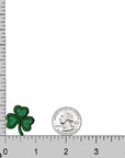 Small Shamrock Patches (10-Pack) Three Leaf Clover St. Patrick'S Day Iron on Appliques for Clothing, Uniforms, Hats, Backpacks, Jackets, Pants, Accessories, Etc.