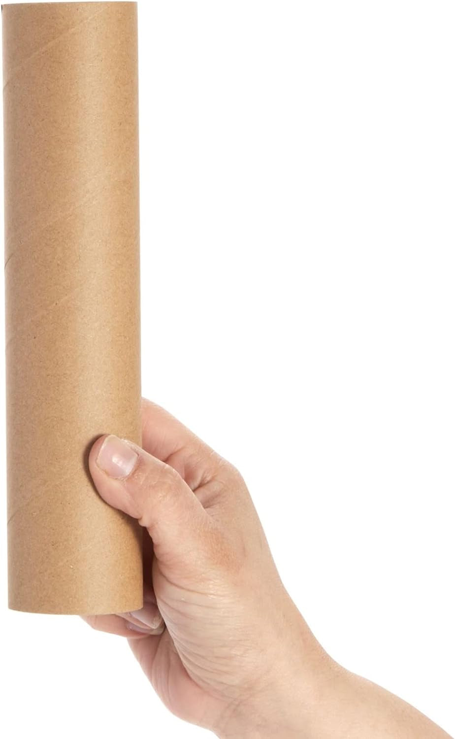 30 Pack 8 Inch Cardboard Tubes, 1.6X8“ Empty Toilet Paper Rolls for Crafts and Art Projects, DIY Brown Crafting Paper Roll for Classrooms, Dioramas, and Decorations