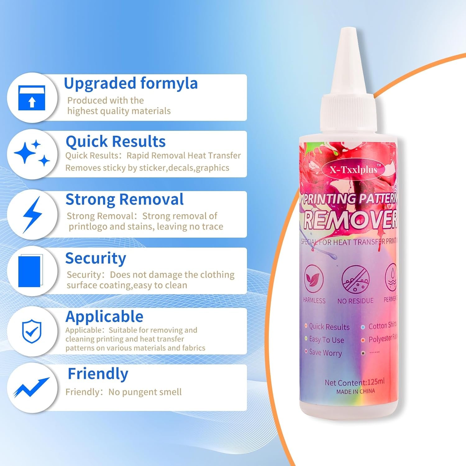 Heat Transfer Vinyl Remover for Fabrics