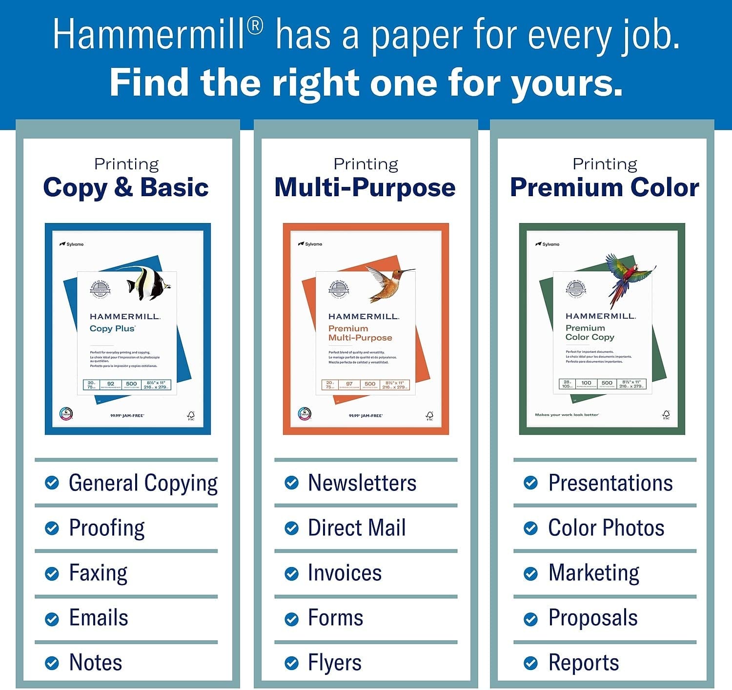 Cardstock, Premium Color Copy, 80 Lb, 8.5 X 11 - 1 Pack (250 Sheets) - 100 Bright, Made in the USA Card Stock