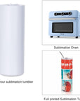 2 PCS Sublimation Blanks Skinny Tumbler White 20 OZ Straight Double Wall Stainless Steel Tumbler with Metal Straw Tumbler Cups for Tumbler Heat Press Machine Heat Transfer