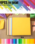 250 Sheets Oragami Paper Bulk, Double Sided Craft Paper 6 X 6 Inch Square Paper Oragami Paper for Beginners Arts and Crafts 25 Colors