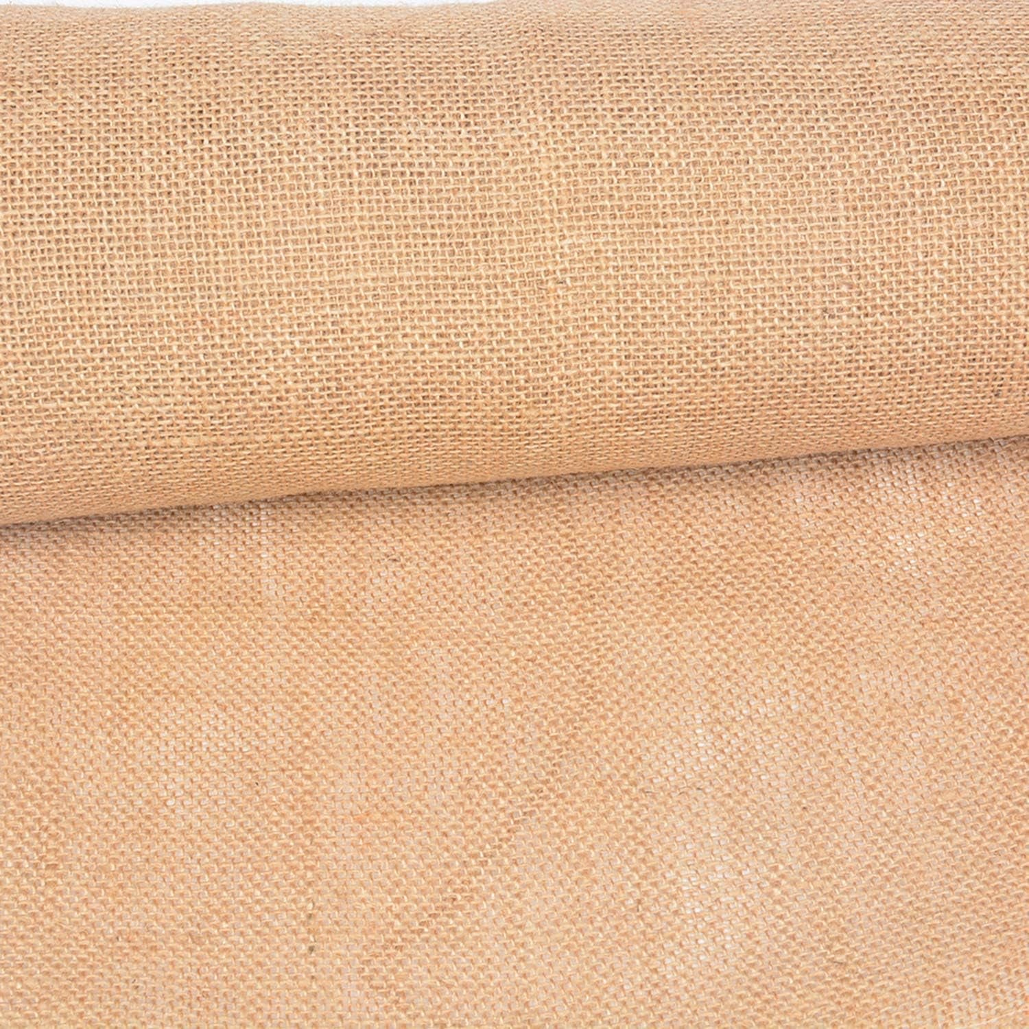 10 Yard Long 12" Wide Natural Burlap Fabric Roll for Craft Projects, Home Decor, Wedding Decor
