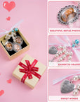 Wedding Bouquet Charm Bouquet Photo Charms Bridal Lacy Oval Bridal Charms You Are Always in My Heart DIY Bouquet Picture Charm for Wedding Memory Friend Gift
