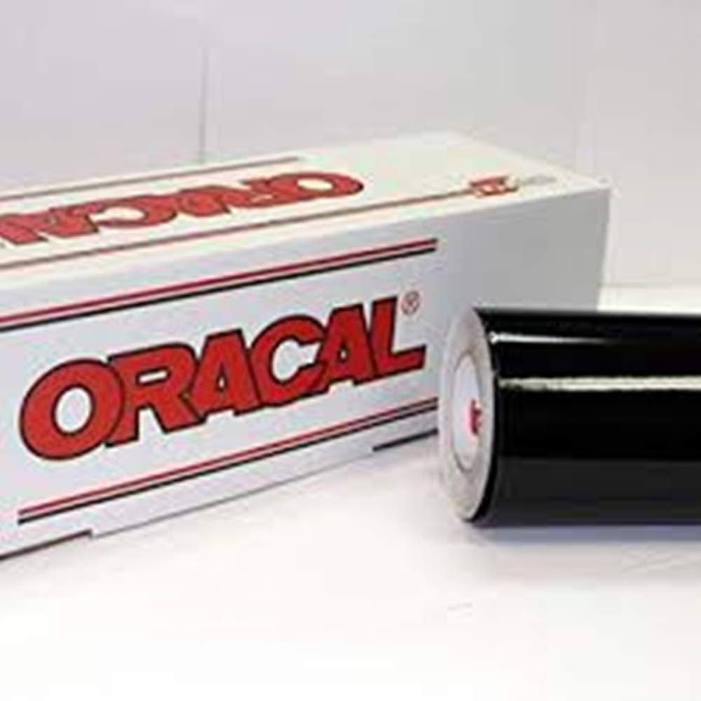 651 Permanent Adhesive Black Gloss Vinyl (12 Inches X 6 Feet)