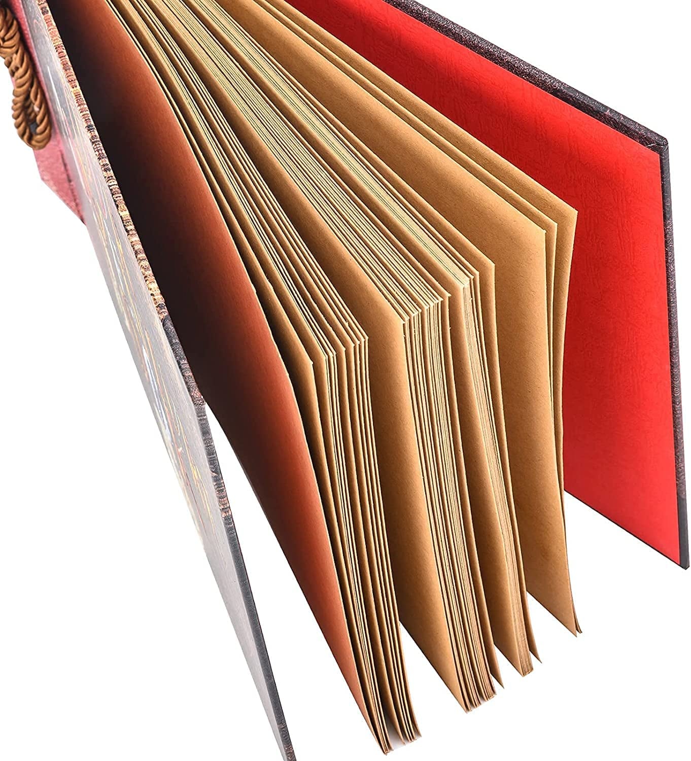 Anniversary Photo Album Scrapbook - Our Adventure Book Wedding Photo Album Scrapping 11.6&quot;X7.5&quot; Inches, 80 Pages - Includes Bonus 5 Postcards and 5 Self-Adhesive Photo Corners Multicolored
