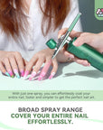 Airbrush for Nails Kit, Professional Wireless Airbrush Kit Portable Fast DIY Nail Art Gel Nail Polish Nail Supplies for Nail Decorating French Nail Painting Nail Art Nail Tech Must Have