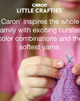 ® Little Crafties™ 20 Assorted Acrylic Yarn Skeins 63Yd Each for Knitting and Crochet Projects , Multipack Starter Kit