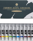 Turner Acrylic Gouache 12 Color Set School by Turner Color